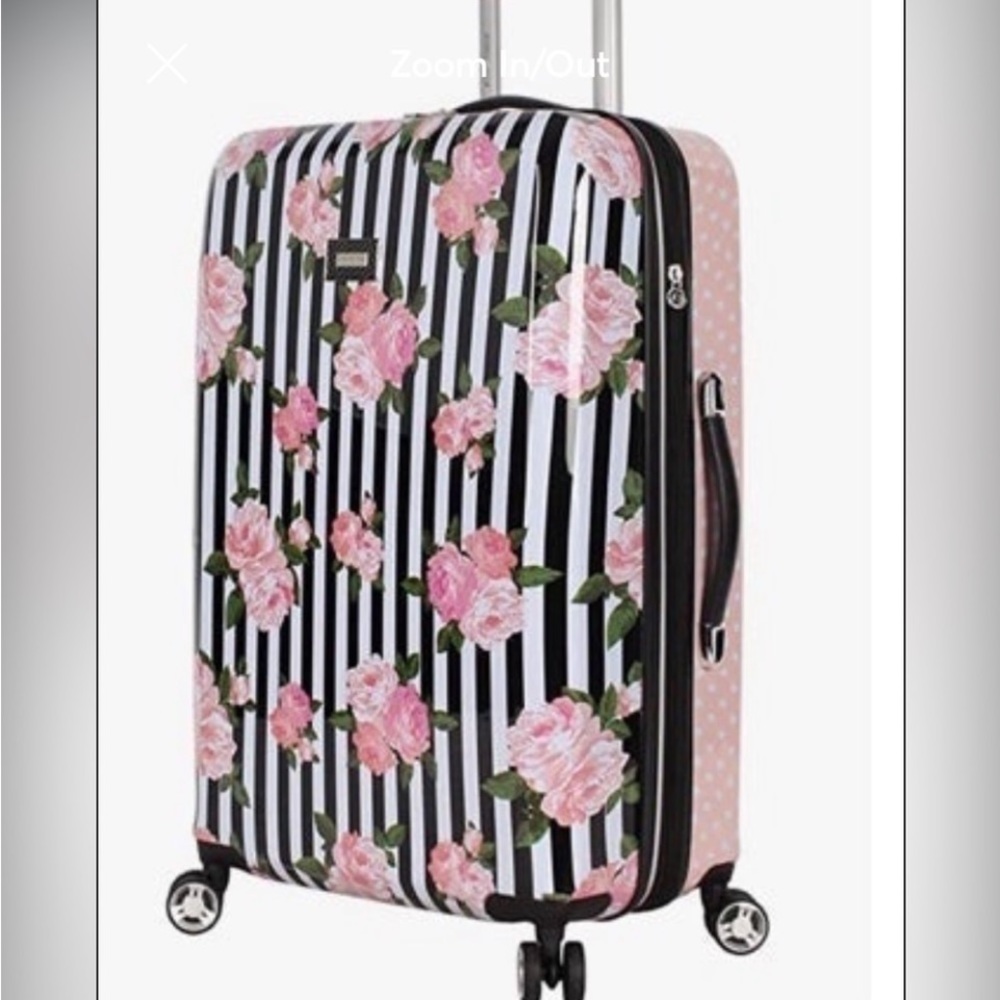 Betsey Johnson Luggage Set W/ Laptop Bag!!